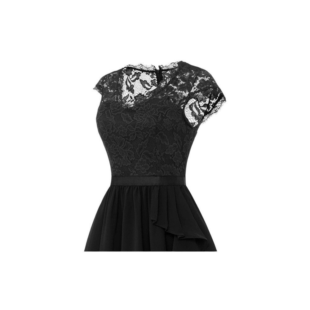 Wedtrend Women’s Dress Size M New Black Lace